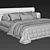 Luxury Asym Bed Model Shinebysho 3D model small image 4