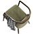 Modern NYC-inspired ESSEX Lounge Chair 3D model small image 4