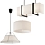 Stylish Pendant Lamp Collection 3D model small image 1