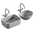 Современная раковина-чаша beWash Ontario 3D model small image 3