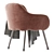 Sleek Corolla White Armchair 2013 3D model small image 5