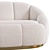 Luxury Brisbane Cream Sofa 3D model small image 1