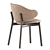 Sleek and Modern Holly Chairs 3D model small image 4