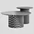 Noho Karon Coffee Table - Modern Elegance 3D model small image 2