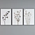 Modern Botanical Picture Frame Set 3D model small image 4