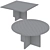Modern Minimalist Coffee Table 3D model small image 4