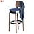 Modern Thonet Stool Design 3D model small image 5