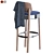 Modern Thonet Stool Design 3D model small image 6