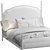 Elegant Sinead Metal Queen Bed 3D model small image 7