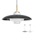 Industrial LED Disk Lamp Alrik 3D model small image 1