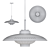 Industrial LED Disk Lamp Alrik 3D model small image 3