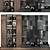 Modern TV Shelf for Living Room 3D model small image 1