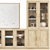 Calypso Wood Media Storage Console 3D model small image 4