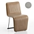 Modern Leather Dining Chair - Branon 3D model small image 1