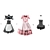 Cosplay Clothes Trio Collection 3D model small image 3