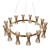 Elegant Halo Suspension Light 3D model small image 2