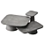 Stone: Contemporary Stone Material Furniture 3D model small image 2