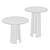 Bronzed Glass Orbit Coffee Tables 3D model small image 3