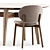 Modern Elegance: Ines Chairs, Abrey Table 3D model small image 3