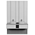 Modern Modular Bathroom Cabinet 3D model small image 3