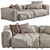 Modular Sofa 25 SetTransform Living 3D model small image 5