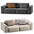 Cozy Beige Sofa Space 2013 3D model small image 5