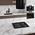 Modern 3D Kitchen Design Kit 3D model small image 2