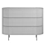 Art Deco Walnut & Leather Chest 3D model small image 4