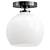 Arren Black Flush Mount Light 3D model small image 1