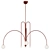 Deco Spider Chandelier - Mintbliss 3D model small image 3