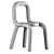 Modern Bold Moustache Accent Chair 3D model small image 4