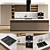 Modular Kitchen Design Set 3D model small image 1