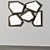 Modern Geometric Accent Mirror 3D model small image 2