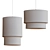 Henning Layered Shade Grey White 3D model small image 1