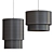 Henning Layered Shade Grey White 3D model small image 4