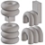 Abstract Time Action Sculptures 3D model small image 2