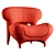 Modular Tectonic Armchair - 2015 3D model small image 4