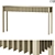 Modern Reese Console Table 3D model small image 1