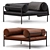 Living Divani Agra Armchair: 2 Colors 3D model small image 3