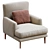 Elegant Paraiso Chair Design 3D model small image 4