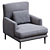 Elegant Paraiso Chair Design 3D model small image 5