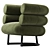 Modern Classic Armchair Bibendum 3D model small image 4