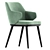 Modern Dining Chairs Set 3D 3D model small image 2