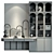Customizable Kids Furniture Set 3D model small image 2