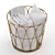 Cozy Basket Set with Blanket 3D model small image 2