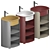 Sleek Tiberio Vanity by Cielo 3D model small image 1