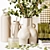 Premium Decor Set with Eucalyptus 3D model small image 3
