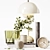 Premium Decor Set with Eucalyptus 3D model small image 4