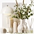 Premium Decor Set with Eucalyptus 3D model small image 5