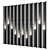Modern Wall Panel Decor Kit 3D model small image 2